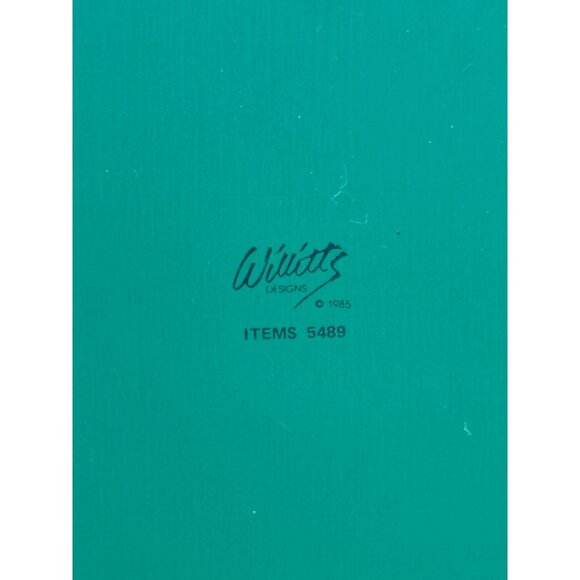 Vintage 1985 Willitts Designs Santa Workshop Metal Cookie Tray Christmas #5489 - Picture 4 of 4